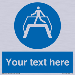 MV5165: Custom Footbridge Sign