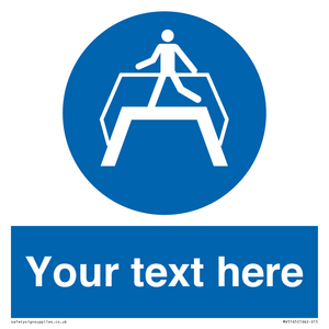MV5165: Custom Footbridge Sign
