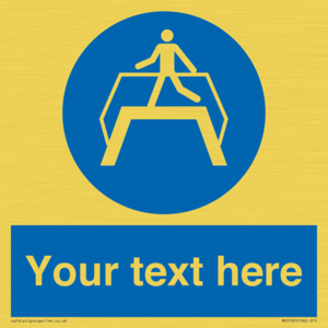 MV5165: Custom Footbridge Sign