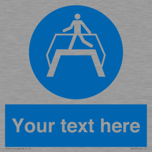 MV5165: Custom Footbridge Sign