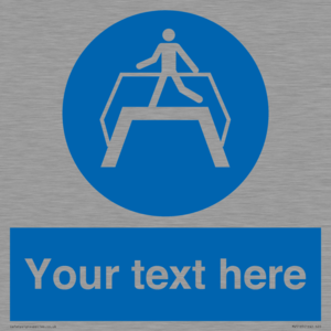 MV5165: Custom Footbridge Sign