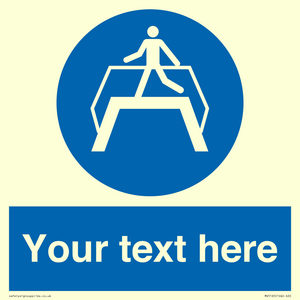 MV5165: Custom Footbridge Sign