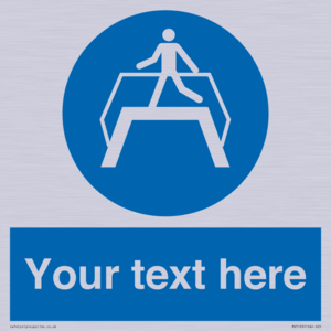 MV5165: Custom Footbridge Sign
