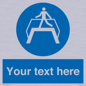MV5165: Custom Footbridge Sign