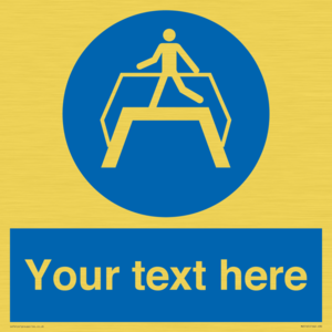 MV5165: Custom Footbridge Sign