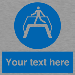 MV5165: Custom Footbridge Sign