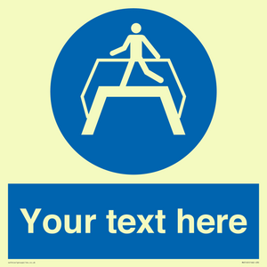 MV5165: Custom Footbridge Sign