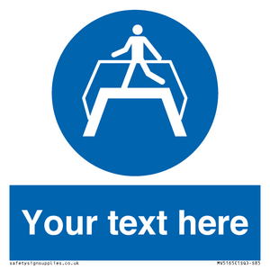 MV5165: Custom Footbridge Sign