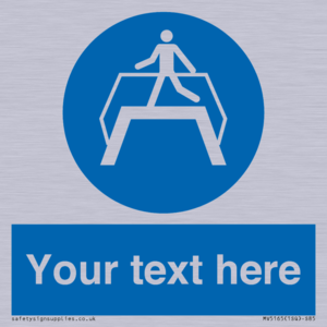 MV5165: Custom Footbridge Sign