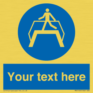 MV5165: Custom Footbridge Sign