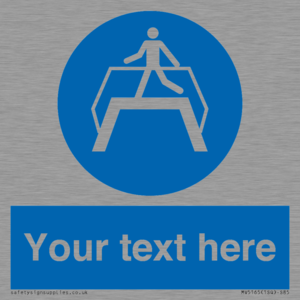MV5165: Custom Footbridge Sign