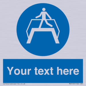 MV5165: Custom Footbridge Sign