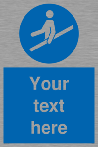MV5168: Custom Use Hand Rail Sign