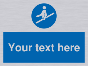 MV5168: Custom Use Hand Rail Sign