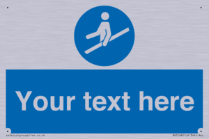 MV5168: Custom Use Hand Rail Sign