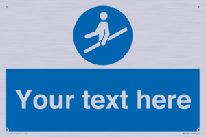 MV5168: Custom Use Hand Rail Sign