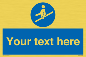 MV5168: Custom Use Hand Rail Sign