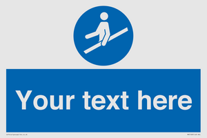 MV5168: Custom Use Hand Rail Sign