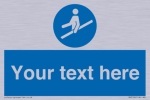 MV5168: Custom Use Hand Rail Sign