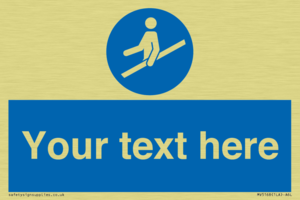 MV5168: Custom Use Hand Rail Sign