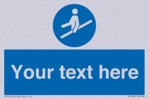 MV5168: Custom Use Hand Rail Sign