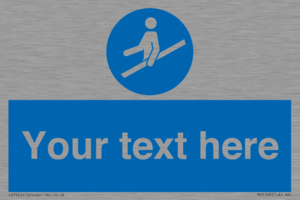MV5168: Custom Use Hand Rail Sign