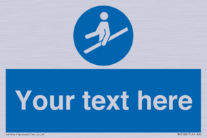 MV5168: Custom Use Hand Rail Sign