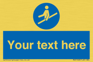 MV5168: Custom Use Hand Rail Sign