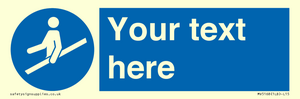 MV5168: Custom Use Hand Rail Sign