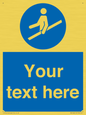 MV5168: Custom Use Hand Rail Sign