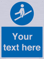 MV5168: Custom Use Hand Rail Sign