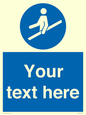 MV5168: Custom Use Hand Rail Sign