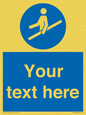 MV5168: Custom Use Hand Rail Sign