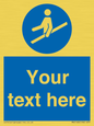 MV5168: Custom Use Hand Rail Sign