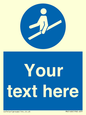 MV5168: Custom Use Hand Rail Sign