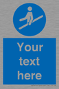 MV5168: Custom Use Hand Rail Sign