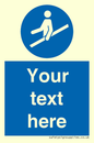 MV5168: Custom Use Hand Rail Sign