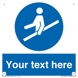 MV5168: Custom Use Hand Rail Sign