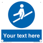 MV5168: Custom Use Hand Rail Sign