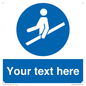 MV5168: Custom Use Hand Rail Sign