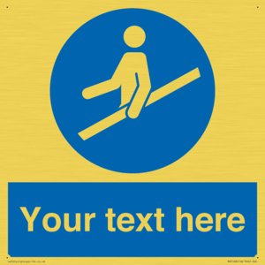 MV5168: Custom Use Hand Rail Sign