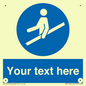 MV5168: Custom Use Hand Rail Sign