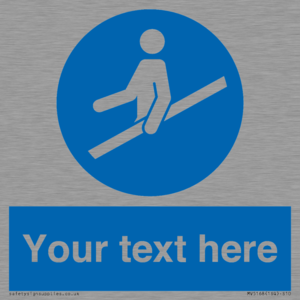 MV5168: Custom Use Hand Rail Sign