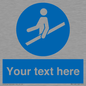 MV5168: Custom Use Hand Rail Sign