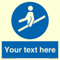 MV5168: Custom Use Hand Rail Sign