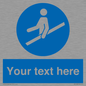 MV5168: Custom Use Hand Rail Sign