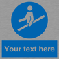 MV5168: Custom Use Hand Rail Sign