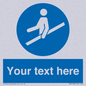 MV5168: Custom Use Hand Rail Sign