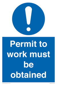 MV5326: Permit to work must be obtained