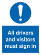 MV5342: All drivers and visitors must sign in
